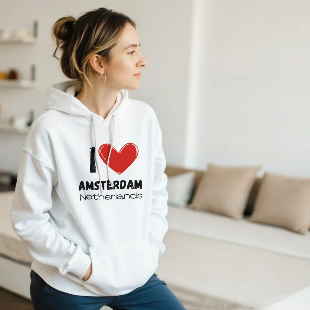 I love amsterdam hoodie