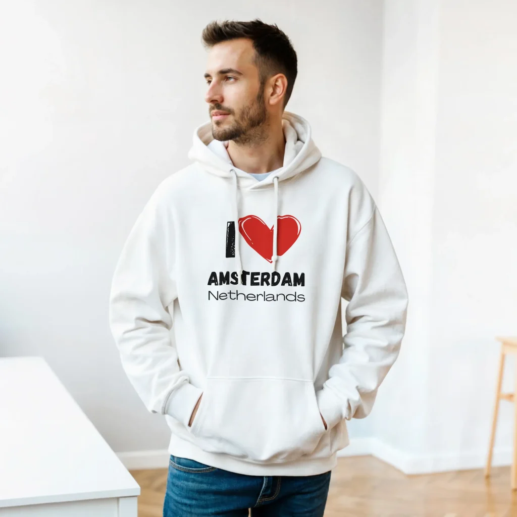 I love amsterdam hoodie