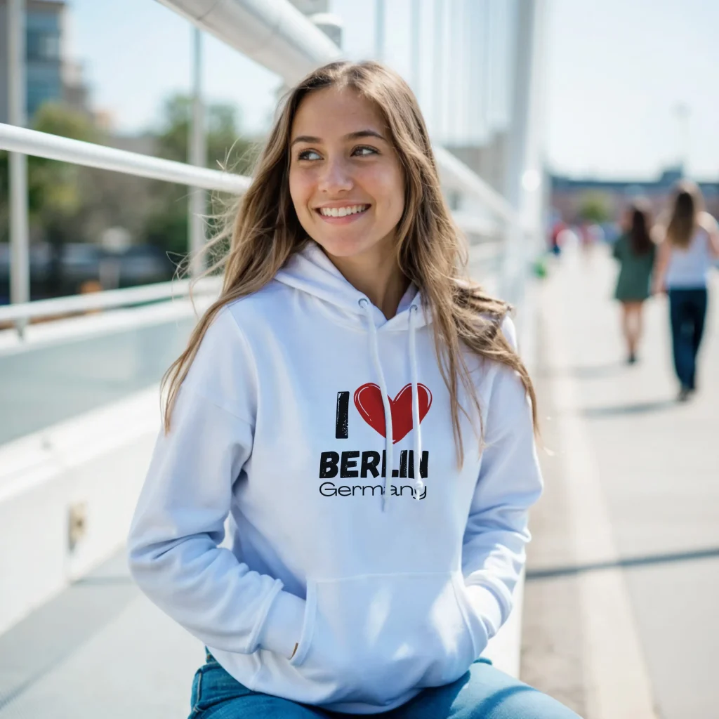 I love berlin hoodie