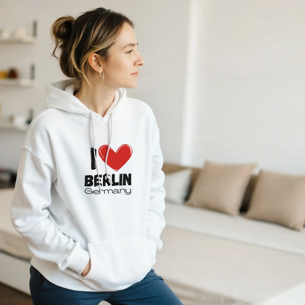 I love berlin hoodie