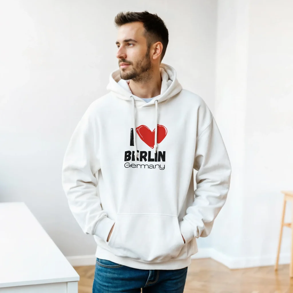 I love berlin hoodie