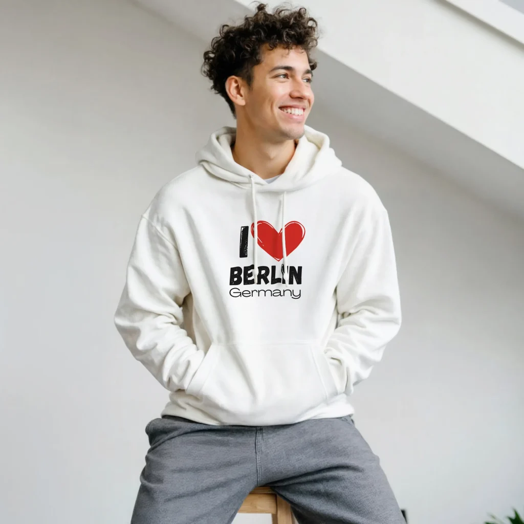 I love berlin hoodie