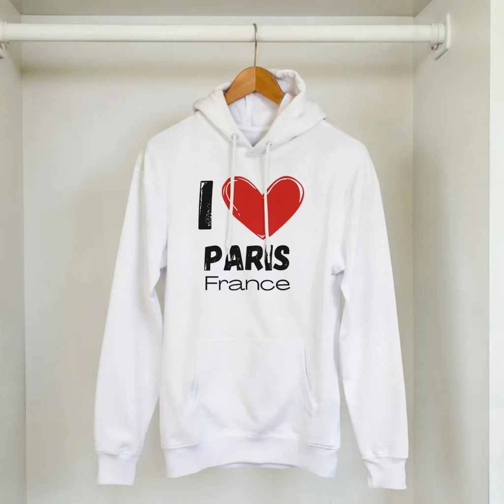 I love paris hoodie