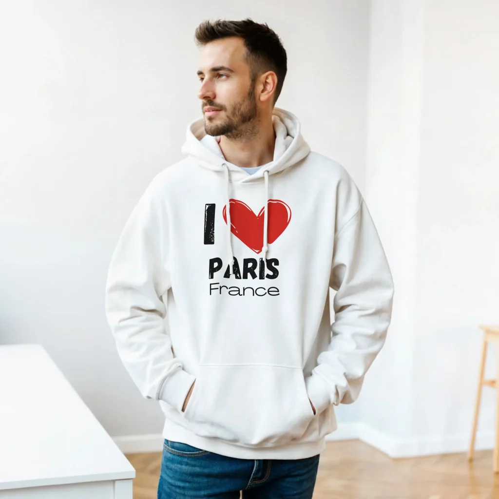 I love paris hoodie