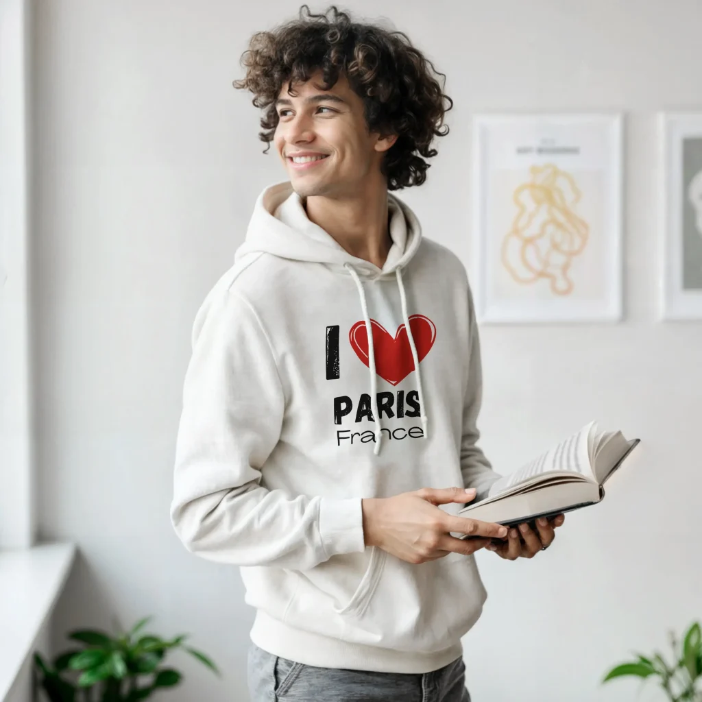 I love paris hoodie