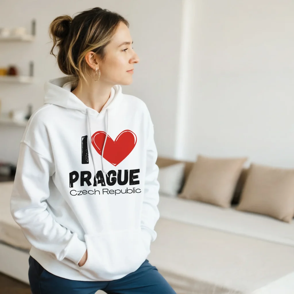 I love prague hoodie