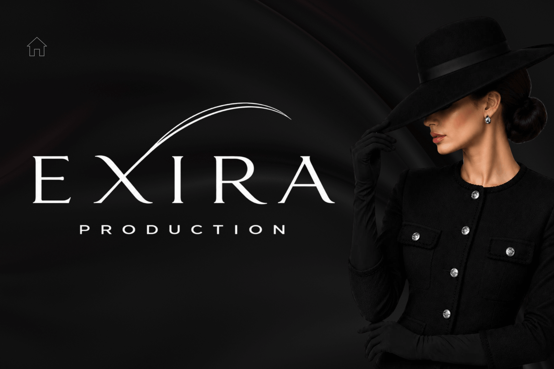 Exira Productions - Desktop View