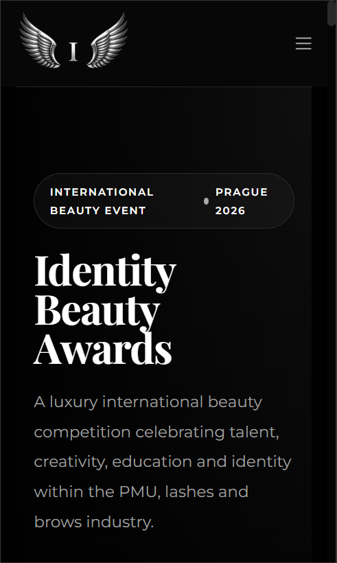 Identity Beauty Awards - Mobile View