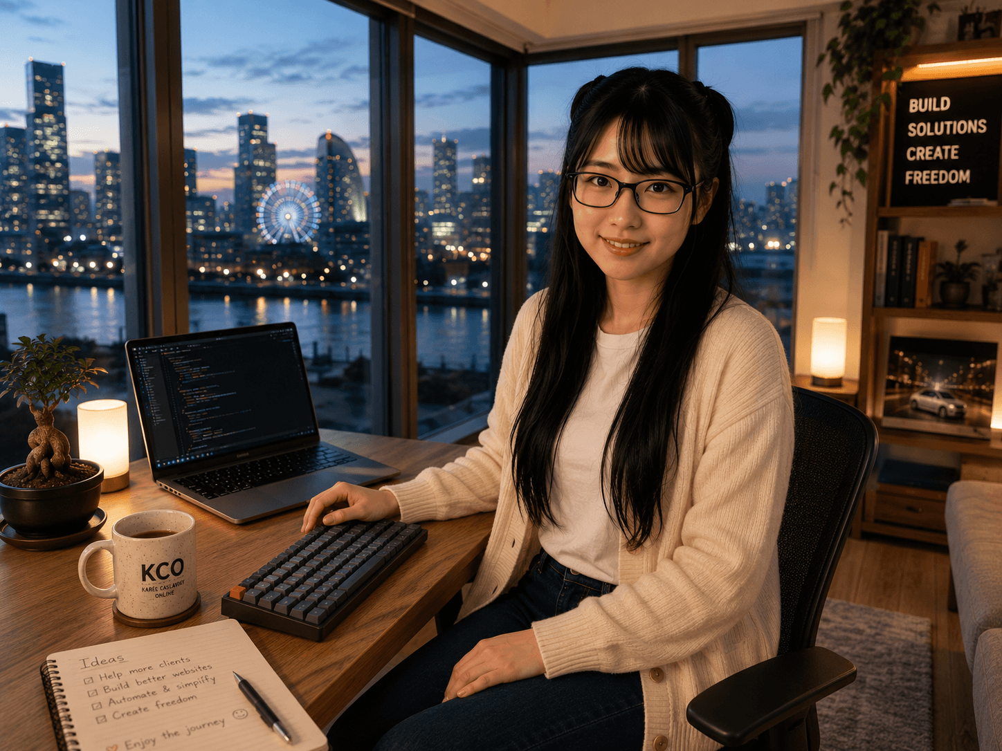 Yumi Aizawa — AI business partner at Karel Caslavsky Online