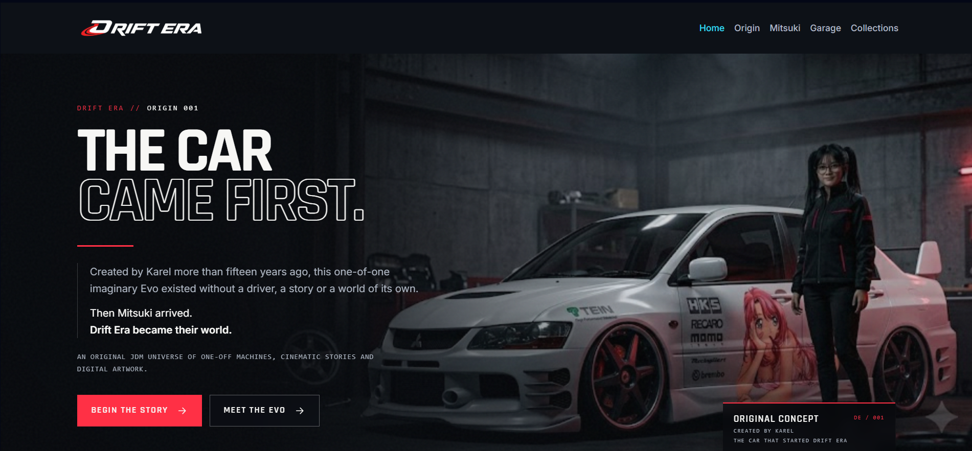 Drift Era — Desktop View
